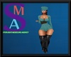 Teal Romper Hat