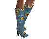 Country Sunflower Boots