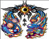 HC Colorful dragon tatt