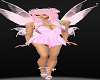 Little FLying Fairy Fairies Pink Wings