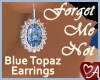 .a Blue Topaz Earrings