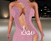 ZigZag Gown-Pink