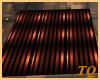 ~TQ~orange stripped rug
