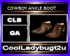 COWBOY ANKLE BOOT