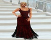 Vamp Red  & Blk Gown