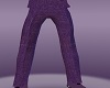 men purple linen bottom