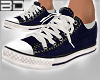 blue navy converse