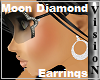 .V. Moon Diamond Earring