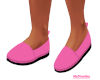 Pink flat shoes