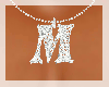 [DF] M silver necklace