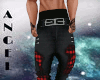 LIAM PANTS BLACK/RED