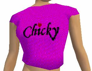 Pink "CHICKY" T-Shirt