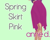 Spring Midi Rock Pink