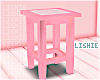 Pink End Table