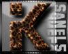Leopard Letter K