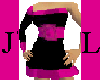 (JL) Pink/Black dress
