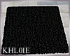 K black paris fur rug