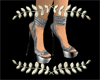 (IKY2) METAL SILVE HEELS