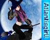 Black with Blue Broom