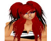!* Hair Red and Black