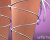 Flutterby Silver Heels