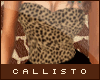 [C]Cheetah Falbala Dress
