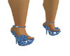 Blue and White Heel