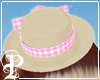 Mini Straw Hat in Pink