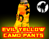 Evil Yellow Camo pants F