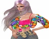 70s/hippy shirt n vest