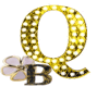 B♛|Gold Sign Letter Q