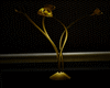 Golden art deco lamp