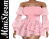 Sexy Pink Lace Dress