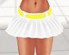 Bbg Wht-Yellow Kid Skirt