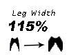 Leg Width 115% M+F