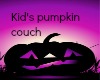 Kids pumpkin couch