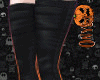 🎃 black cat socks