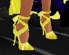 Neon yellow heels