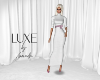 LUXE Elegant White w/Pnk