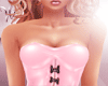 *W* Silked Corset Pink