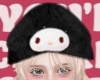 kawaii hat black