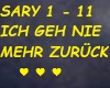 SARYA-ICH GEH NIE MEHR