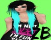 ~ZB~ Black and Teal Cyan