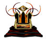 skull throne animated