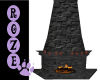 *R* Old Brick Fireplace