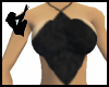 Black Leather Halter