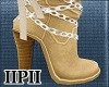 IIPII Boots Cream Gold