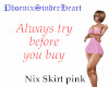 Nix Skirt pink