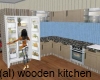 (al) wooden kitchen