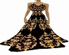 [V2bb] Black Gold Dress